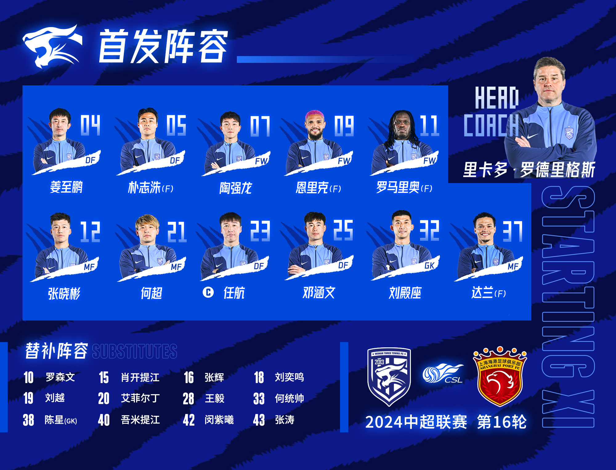 武汉三镇足球队最新消息今天